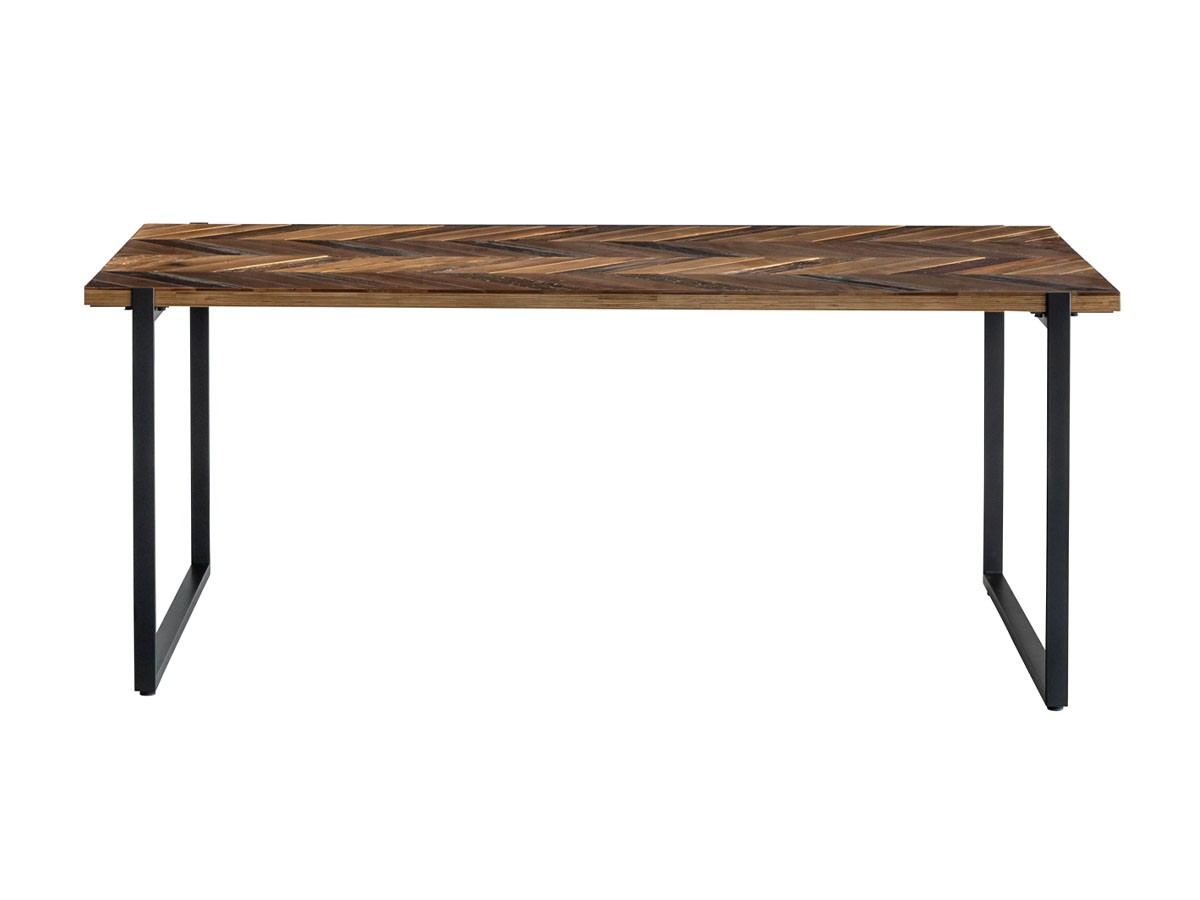 Knot antiques MATERIA DINING TABLE / ノットアンティークス マテリア ダイニングテーブル
ヘリンボーン柄天板 + No.4脚（ロの字脚） （テーブル > ダイニングテーブル） 30