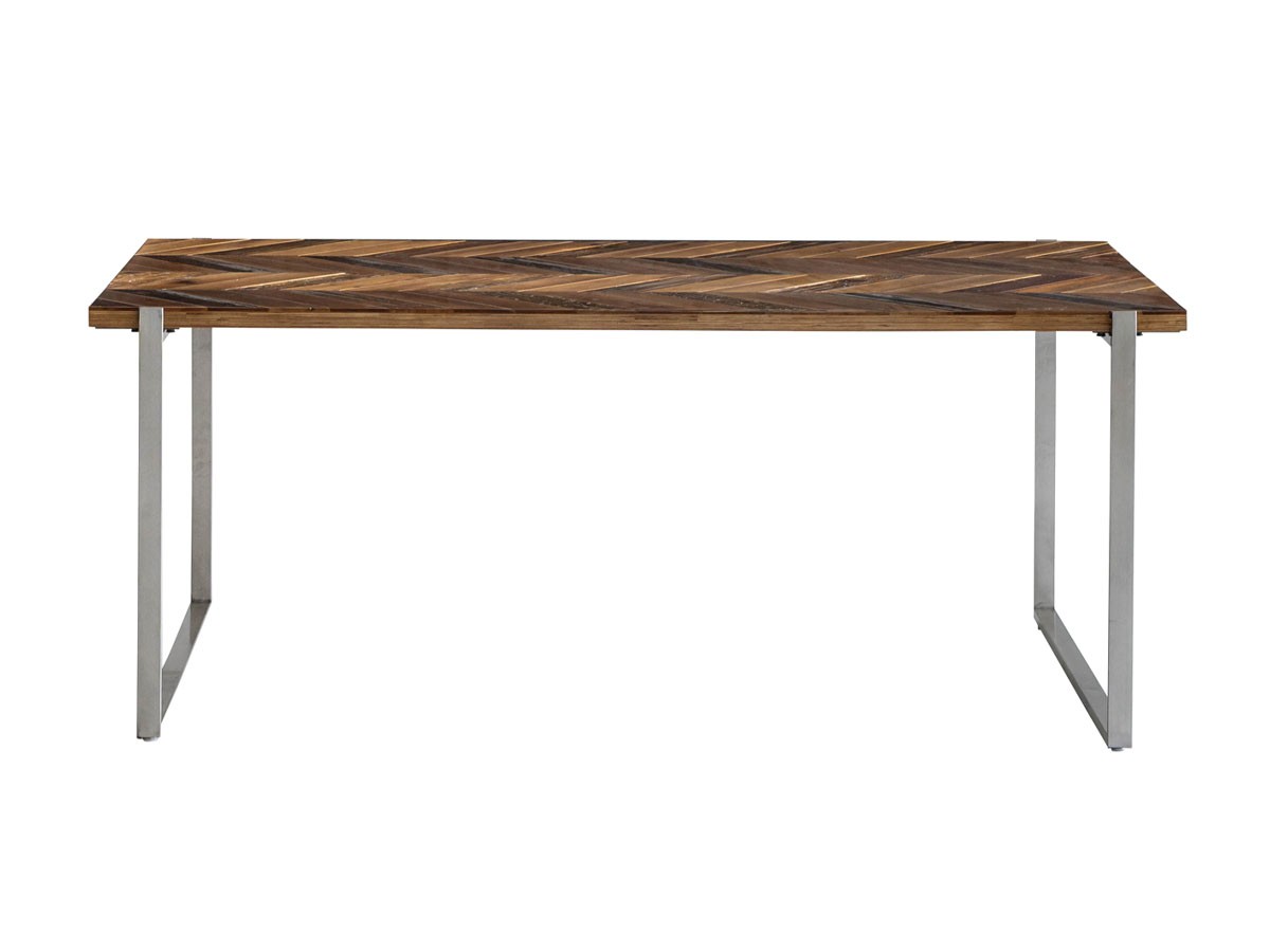 Knot antiques MATERIA DINING TABLE / ノットアンティークス マテリア ダイニングテーブル
ヘリンボーン柄天板 + No.4脚（ロの字脚） （テーブル > ダイニングテーブル） 36