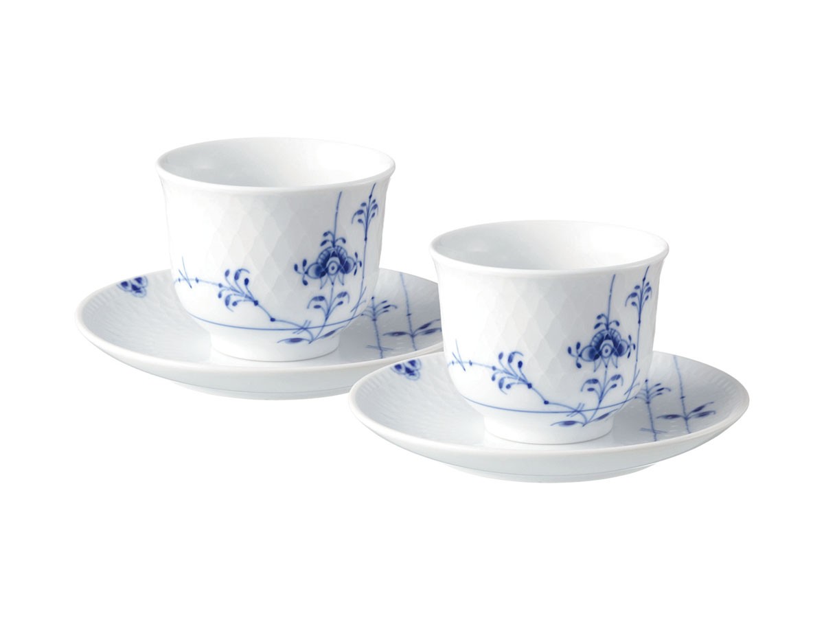 Royal Copenhagen Blue Palmette
Pair Tea Set