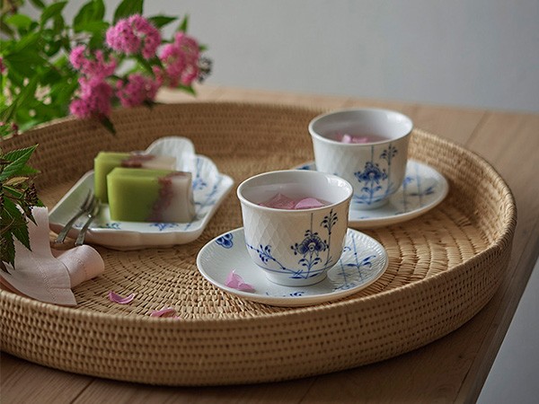 Royal Copenhagen Blue Palmette
Pair Tea Set / ロイヤル コペンハーゲン ブルーパルメッテ ペアティーセット （食器・テーブルウェア > コーヒーカップ・ティーカップ） 2