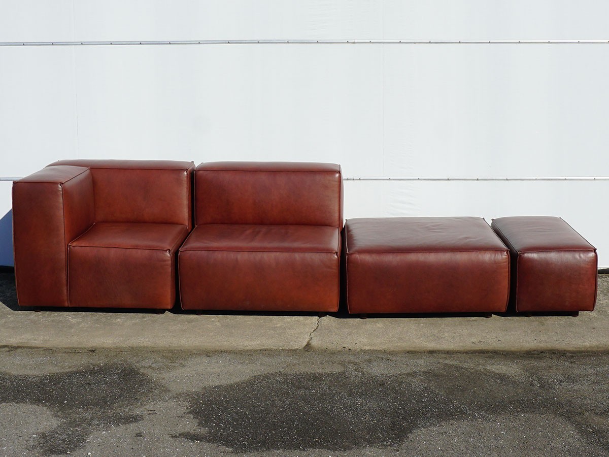 RE : Store Fixture UNITED ARROWS LTD. Leather Sectional Sofas SET