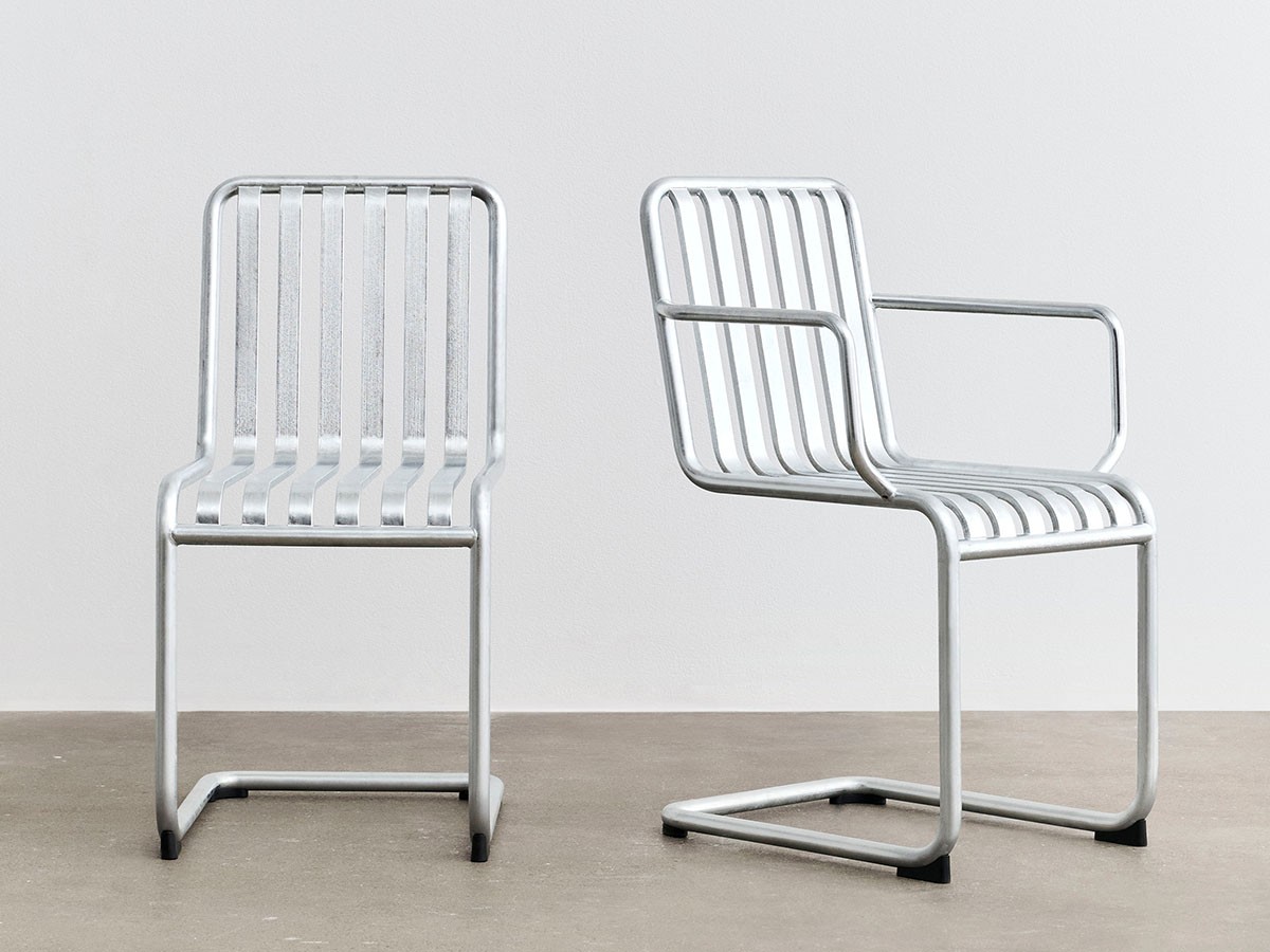 HAY PALISSADE CANTILEVER ARMCHAIR  HOT GALVANISED / ヘイ パリサード カンチレバー アームチェア ホットガルバナイズド （チェア・椅子 > ダイニングチェア） 2