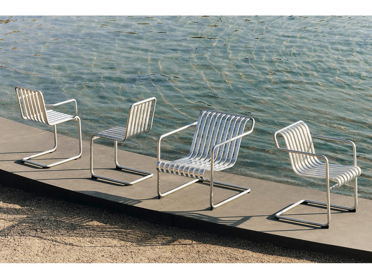 HAY PALISSADE CANTILEVER ARMCHAIR  HOT GALVANISED / ヘイ パリサード カンチレバー アームチェア ホットガルバナイズド （チェア・椅子 > ダイニングチェア） 4