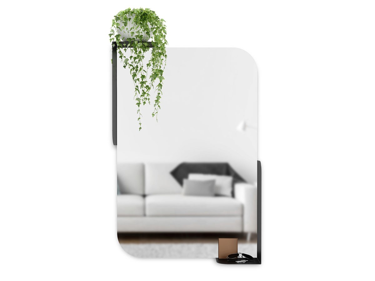 Umbra Alcove Mirror / アンブラ アルコーブ ミラー 76 × 50cm （ミラー・ドレッサー > 壁掛けミラー・壁掛け鏡） 5