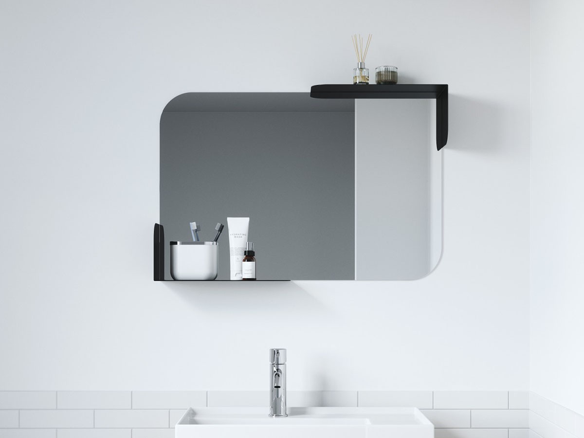 Umbra Alcove Mirror / アンブラ アルコーブ ミラー 76 × 50cm （ミラー・ドレッサー > 壁掛けミラー・壁掛け鏡） 3