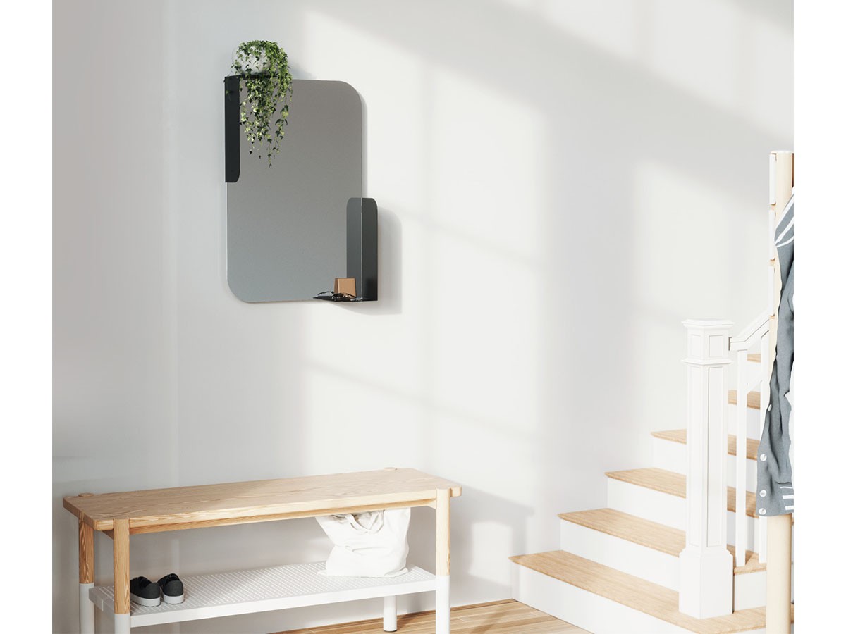 Umbra Alcove Mirror / アンブラ アルコーブ ミラー 76 × 50cm （ミラー・ドレッサー > 壁掛けミラー・壁掛け鏡） 4