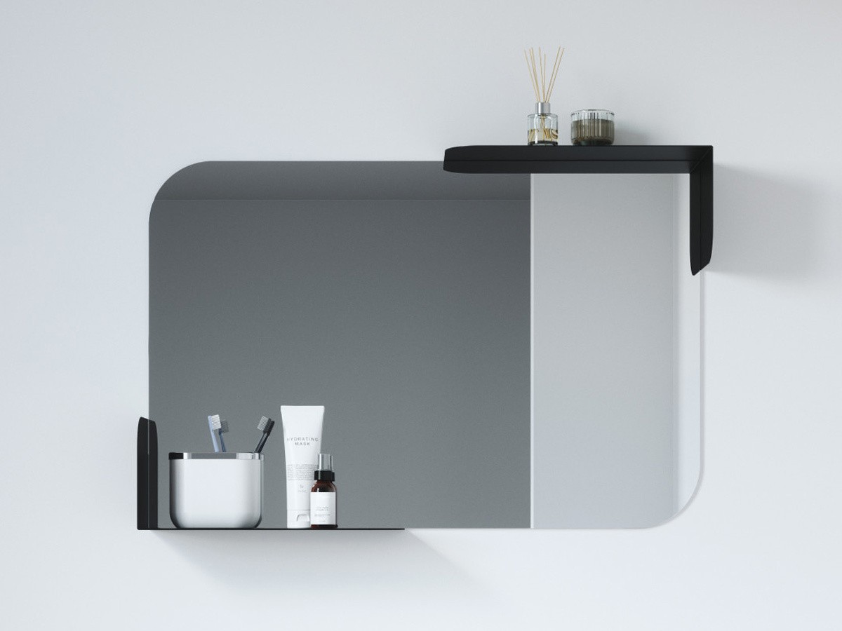 Umbra Alcove Mirror / アンブラ アルコーブ ミラー 76 × 50cm (ミラー・ドレッサー > 壁掛けミラー・壁掛け鏡) 1