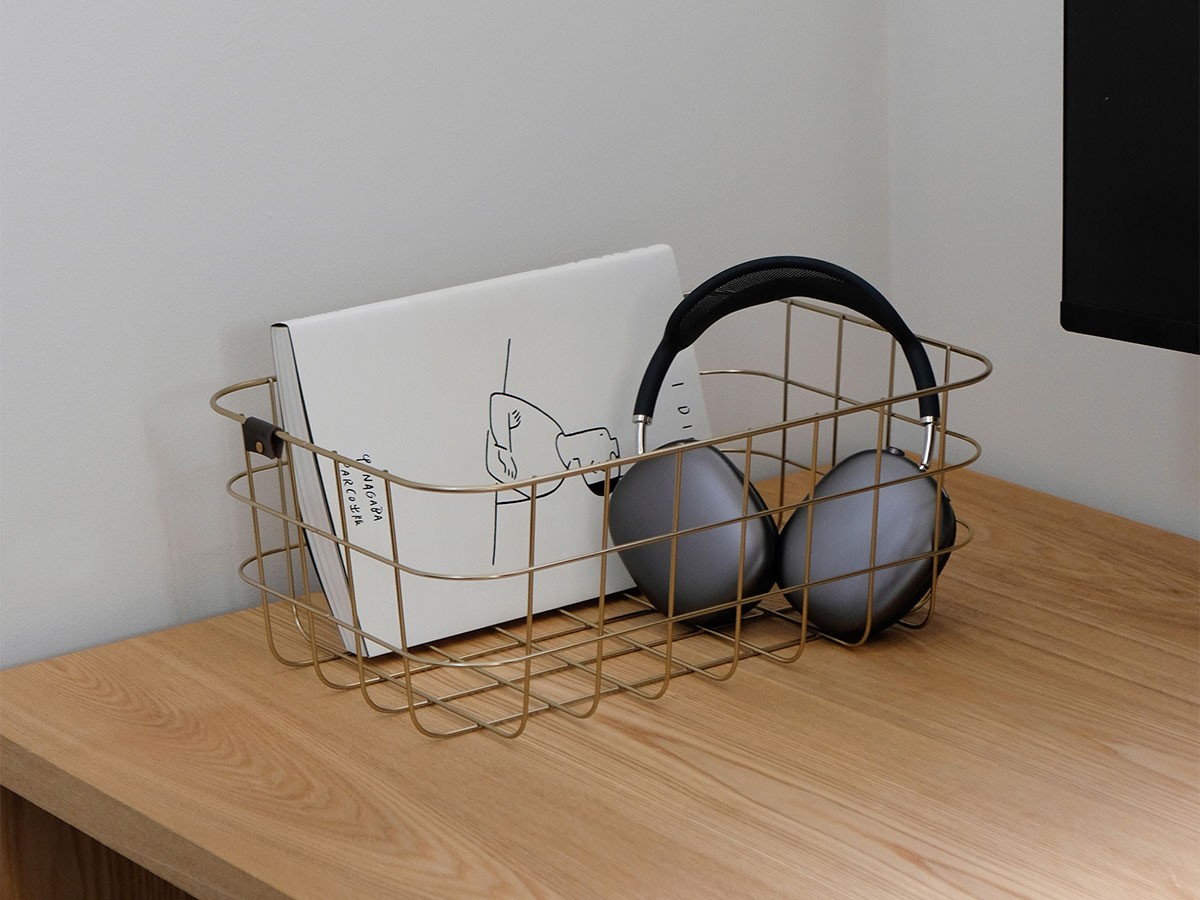 MOHEIM WIRE BASKET / モヘイム ワイヤーバスケット S （雑貨・その他インテリア家具 > かご・バスケット） 4