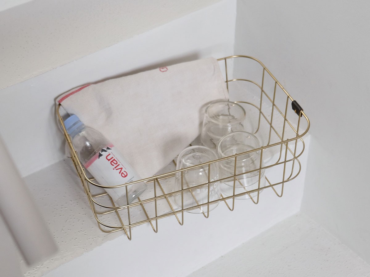 MOHEIM WIRE BASKET / モヘイム ワイヤーバスケット S （雑貨・その他インテリア家具 > かご・バスケット） 7