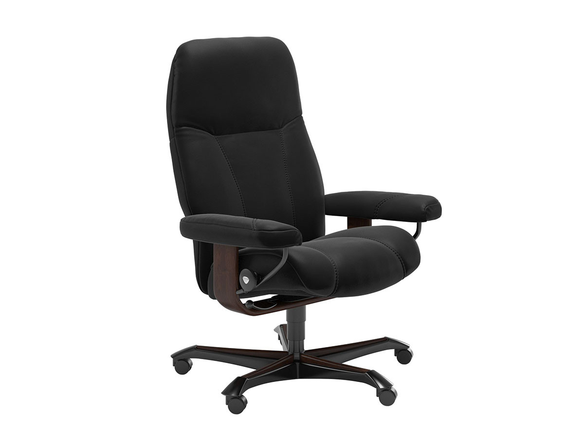 Stressless Stressless Consul Office / ストレスレス ストレスレス コンサル, オフィス Mサイズ（ブラック /  ブラウン）