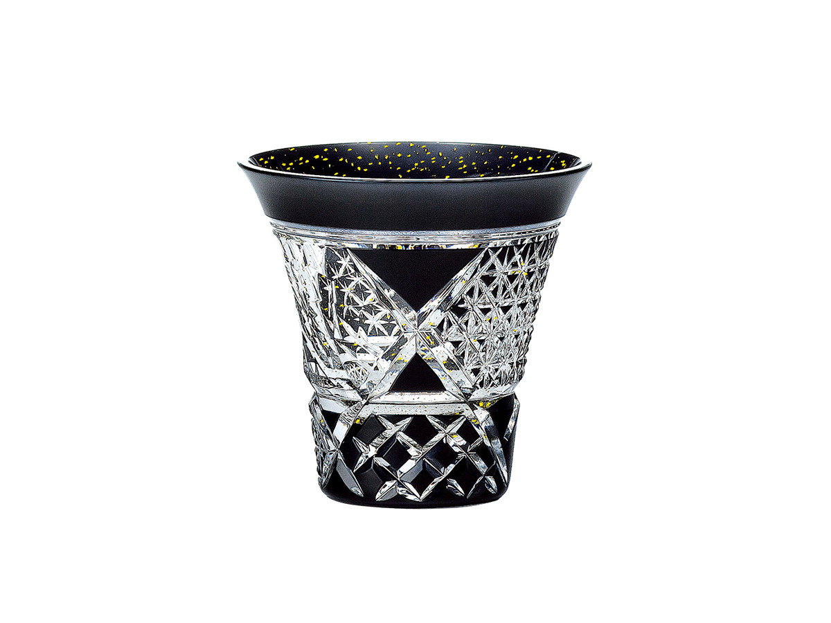 東洋佐々木ガラス KIRIKO Glass / とうようささきガラス 八千代切子 杯 竹垣柄（墨） （食器・テーブルウェア > タンブラー・グラス） 1