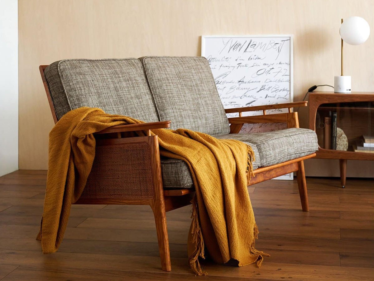 ACME Furniture WICKER SOFA 2P / アクメファニチャー ウィッカー ソファ 2人掛け（グレー） （ソファ > 二人掛けソファ） 4