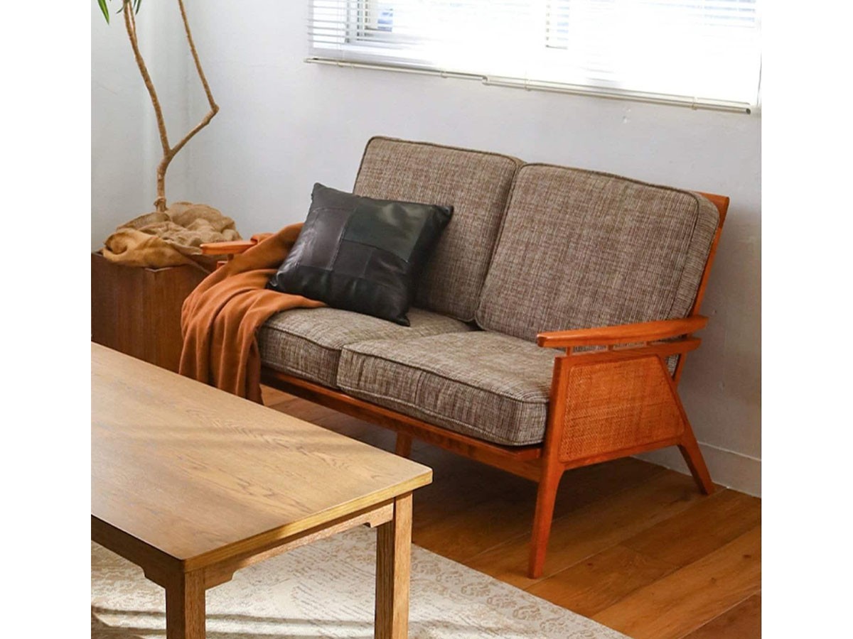 ACME Furniture WICKER SOFA 2P / アクメファニチャー ウィッカー ソファ 2人掛け（グレー） （ソファ > 二人掛けソファ） 7