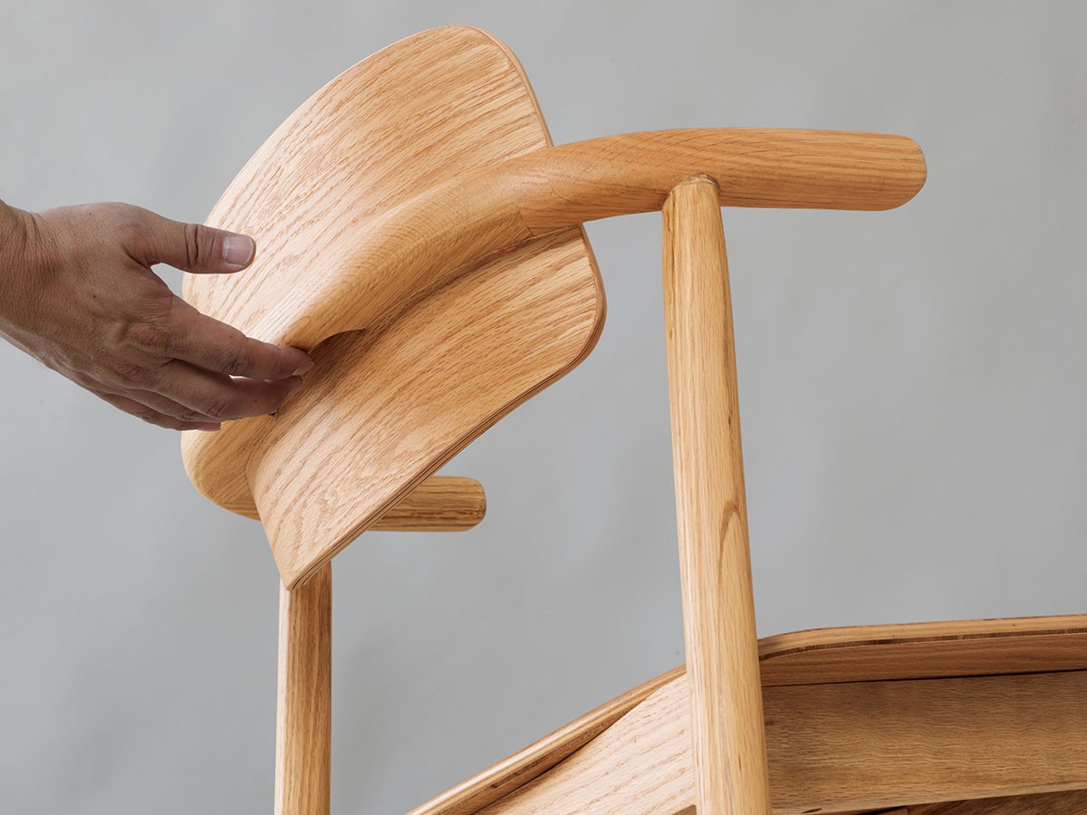 nook dining chair half arm / ヌーク ダイニングチェア ハーフアーム 板座 （チェア・椅子 > ダイニングチェア） 20