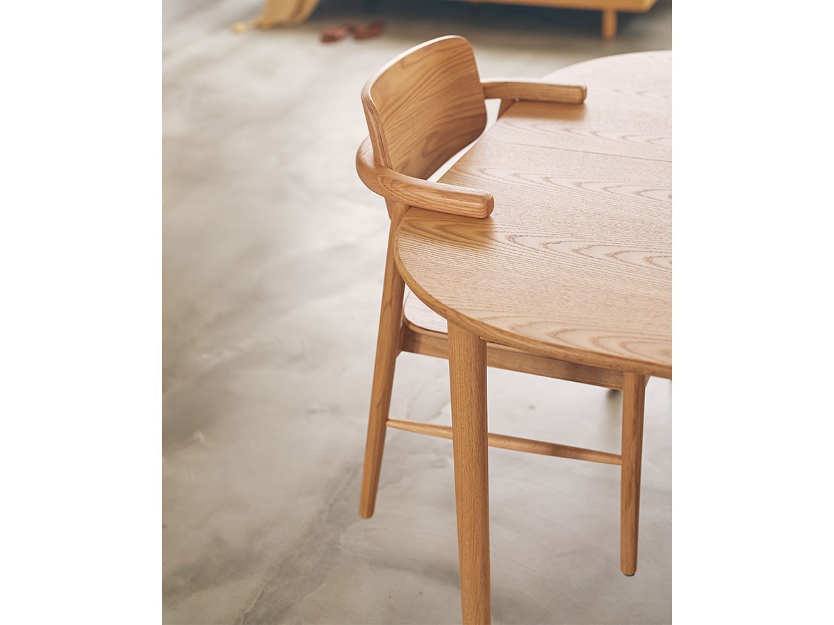 nook dining chair half arm / ヌーク ダイニングチェア ハーフアーム 板座 （チェア・椅子 > ダイニングチェア） 17