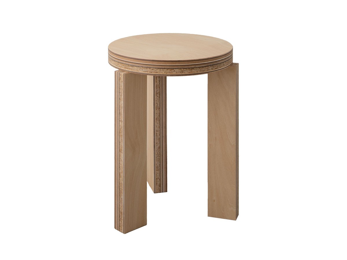 FLANGE plywood MARU STOOL / フランジ プライウッド マル スツール （チェア・椅子 > スツール） 3