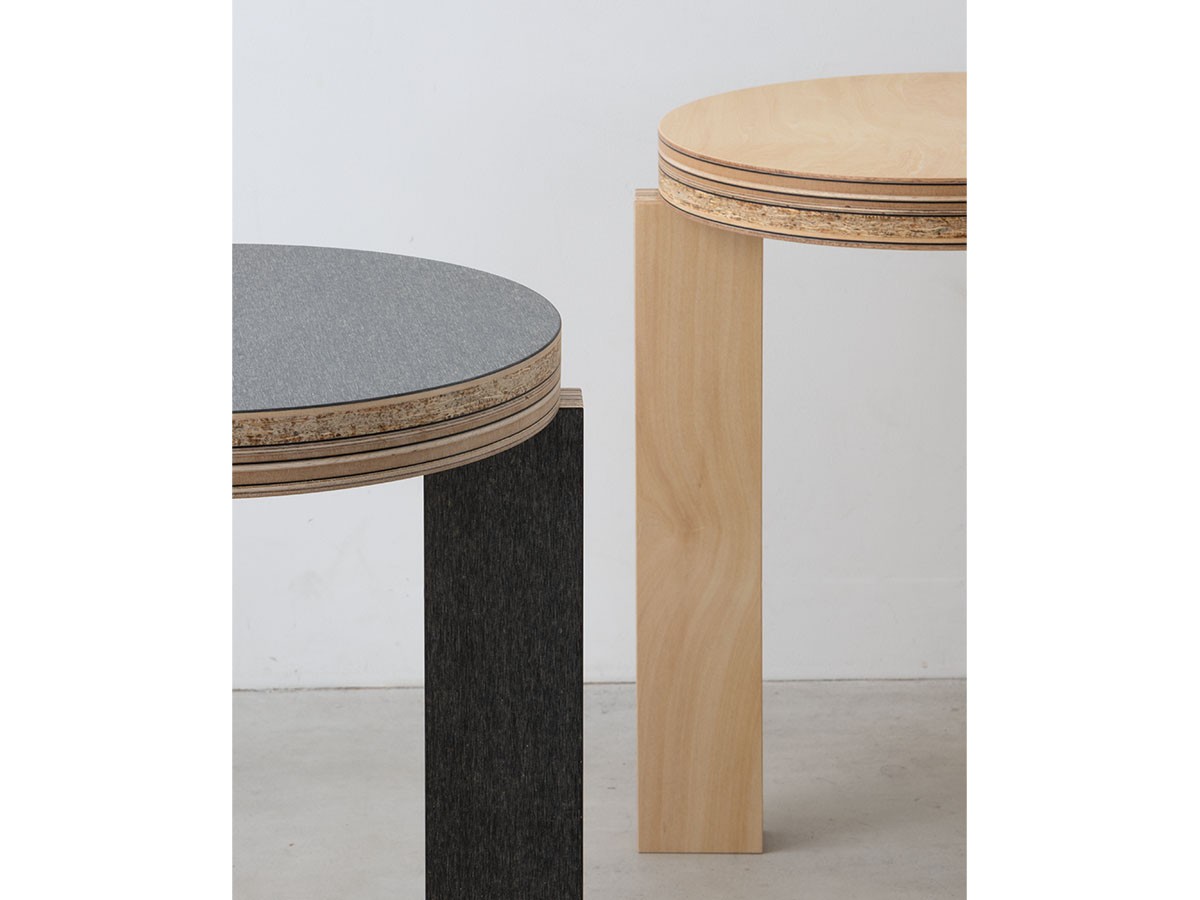 FLANGE plywood MARU STOOL / フランジ プライウッド マル スツール （チェア・椅子 > スツール） 6