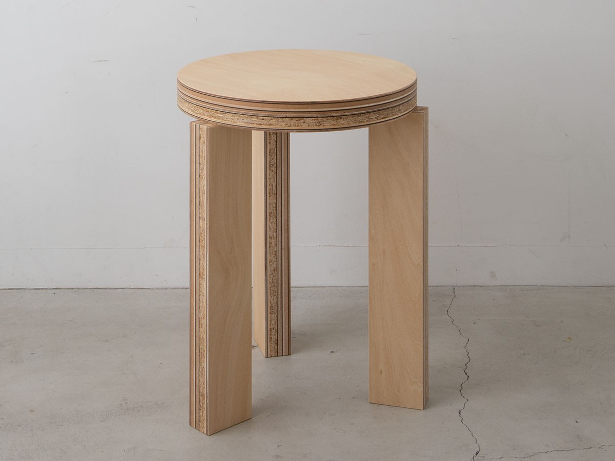 FLANGE plywood MARU STOOL / フランジ プライウッド マル スツール （チェア・椅子 > スツール） 5