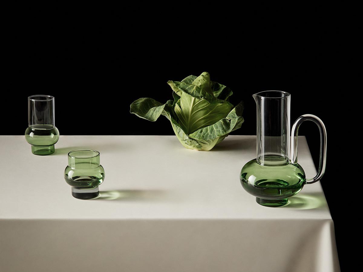 Tom Dixon. Bump Tall Glass 2P Green / トム・ディクソン バンプ トールグラス 2個セット（グリーン） （食器・テーブルウェア > タンブラー・グラス） 3