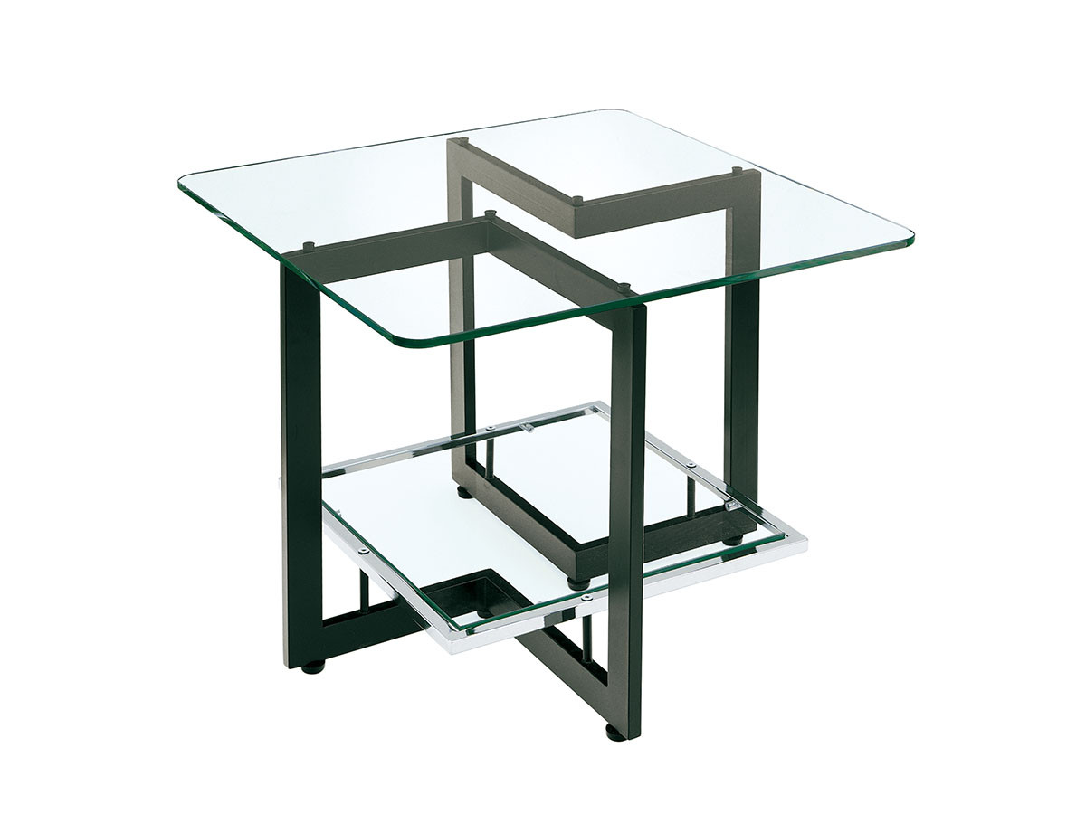 FLYMEe Noir GLASS LIVING TABLE W60 / フライミーノワール ガラスリビングテーブル 幅60cm m77158