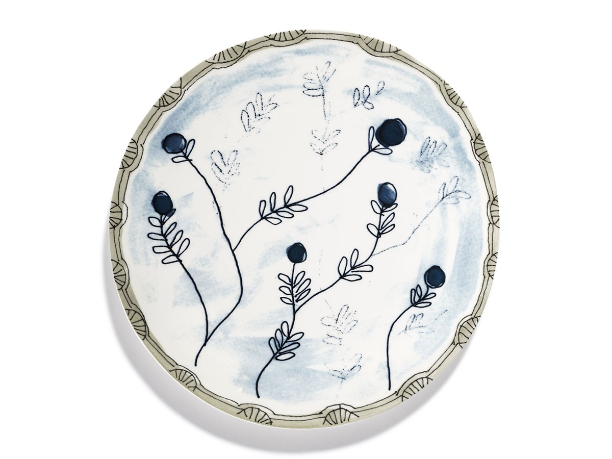 MIDNIGHT FLOWERS by MARNI
Dinner Plate Mirtillo Tea / ミッドナイトフラワーズ バイ マルニ
ディナープレート ミルティッロティー 28cm (食器・テーブルウェア > 皿・プレート) 1