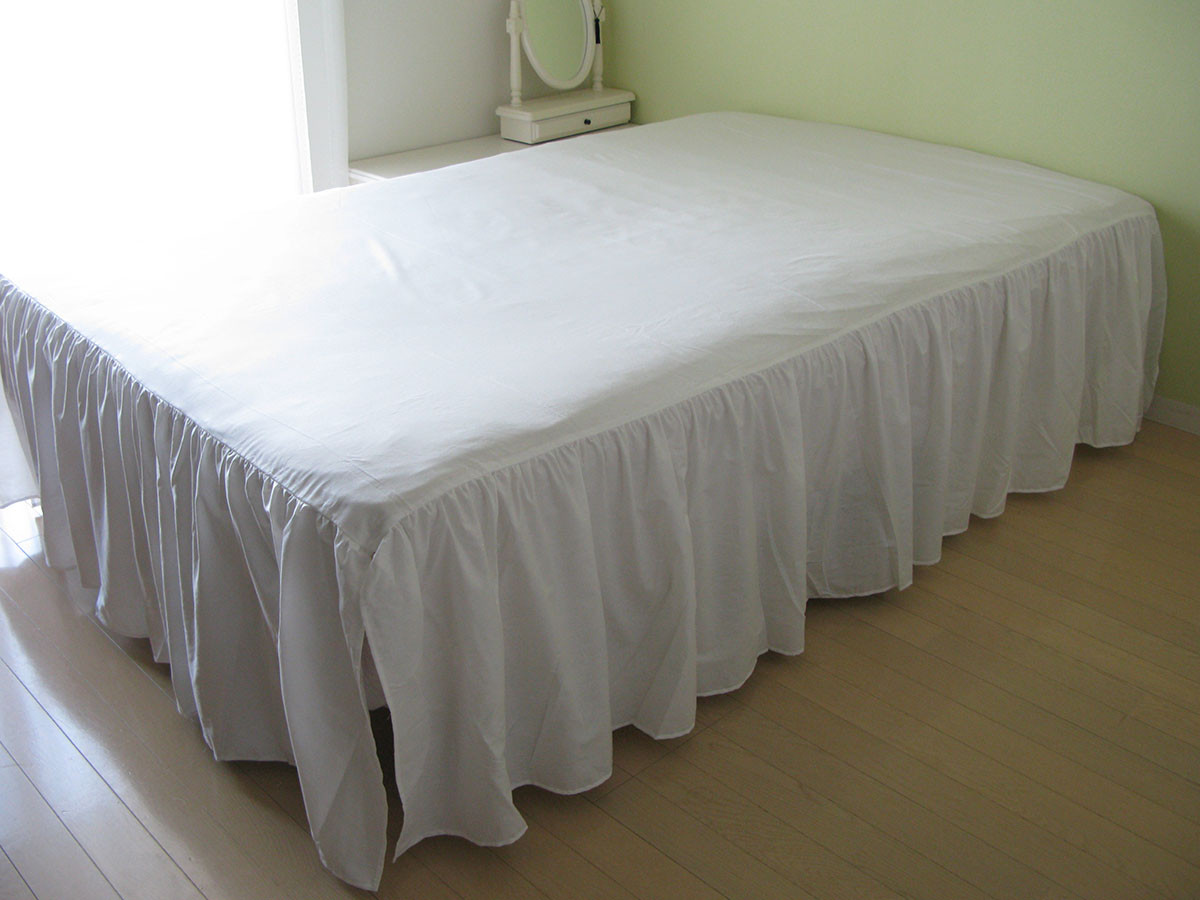FLYMEe Blanc drawers bed skirt