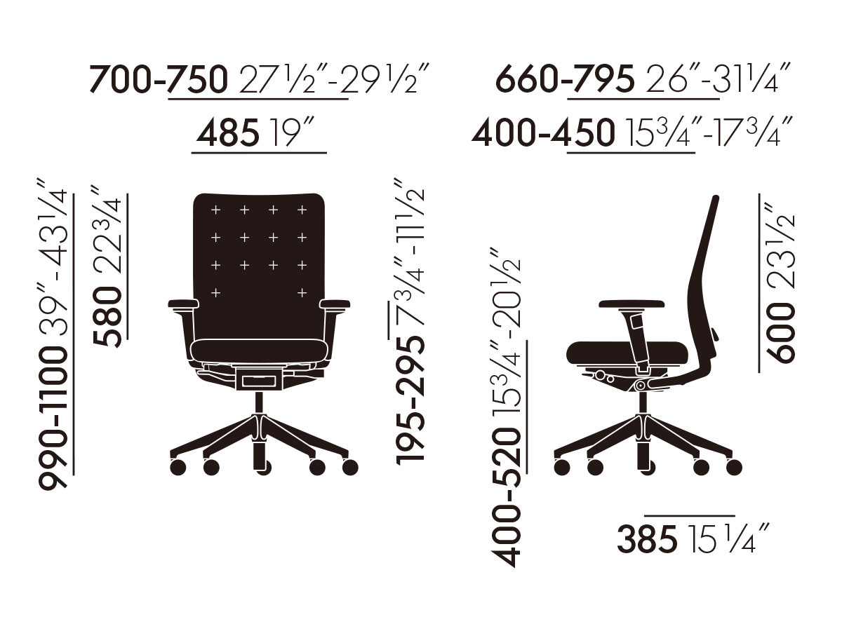 Vitra ID Trim / ヴィトラ ID トリム （チェア・椅子 > オフィスチェア・デスクチェア） 79