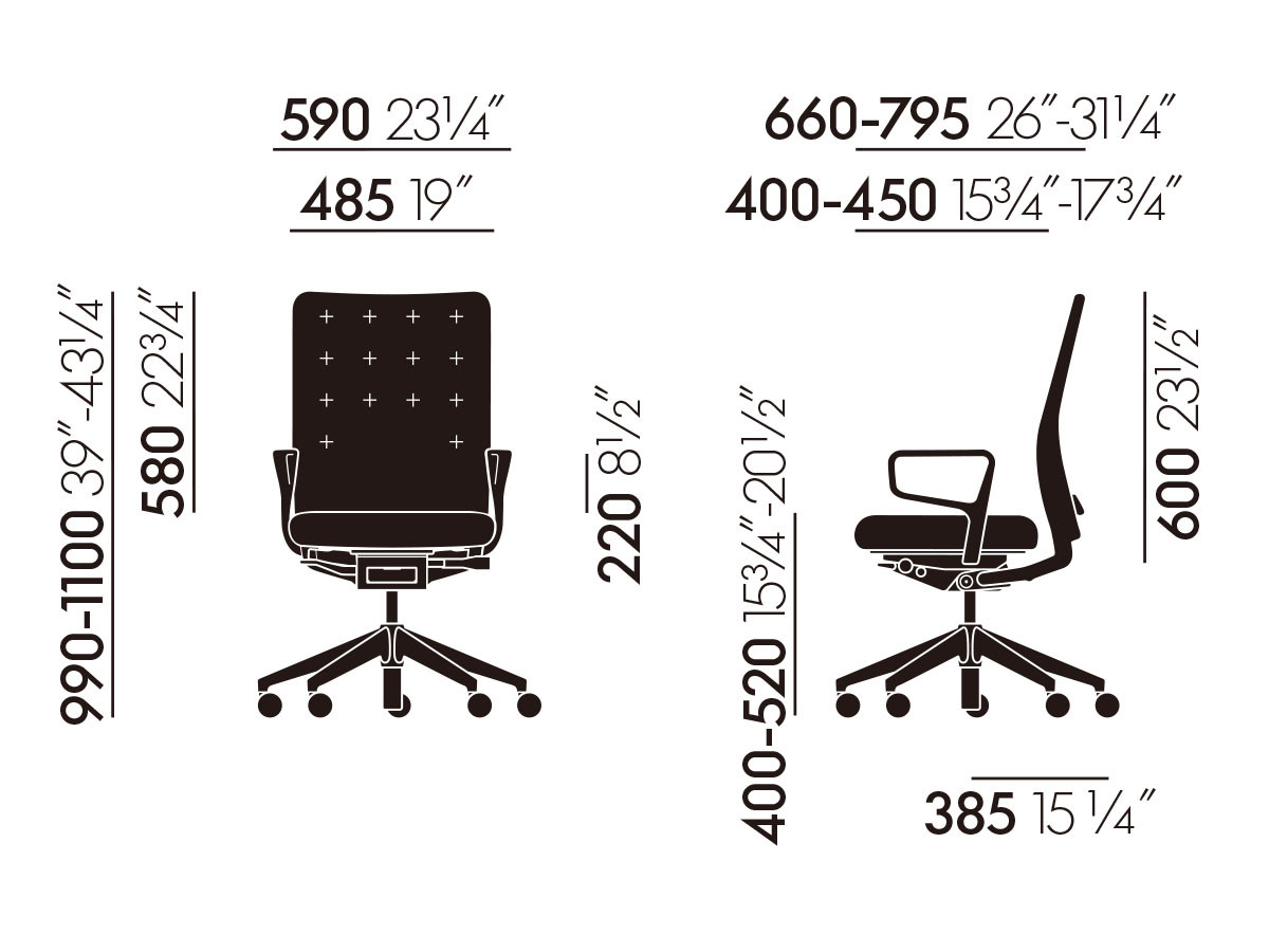 Vitra ID Trim / ヴィトラ ID トリム （チェア・椅子 > オフィスチェア・デスクチェア） 81