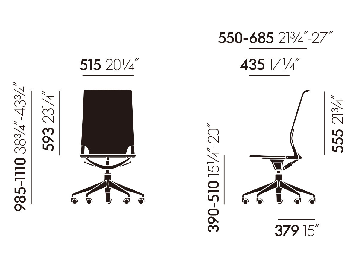 Vitra Meda Chair / ヴィトラ メダ チェア （チェア・椅子 > オフィスチェア・デスクチェア） 56