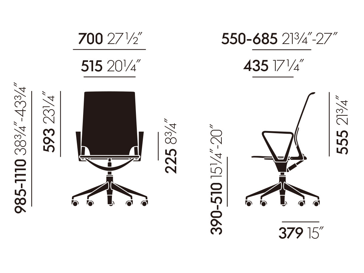 Vitra Meda Chair / ヴィトラ メダ チェア （チェア・椅子 > オフィスチェア・デスクチェア） 58