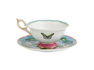 WEDGWOOD WONDERLUST MENAGERIE TEACUP & SAUCER / ウェッジ
