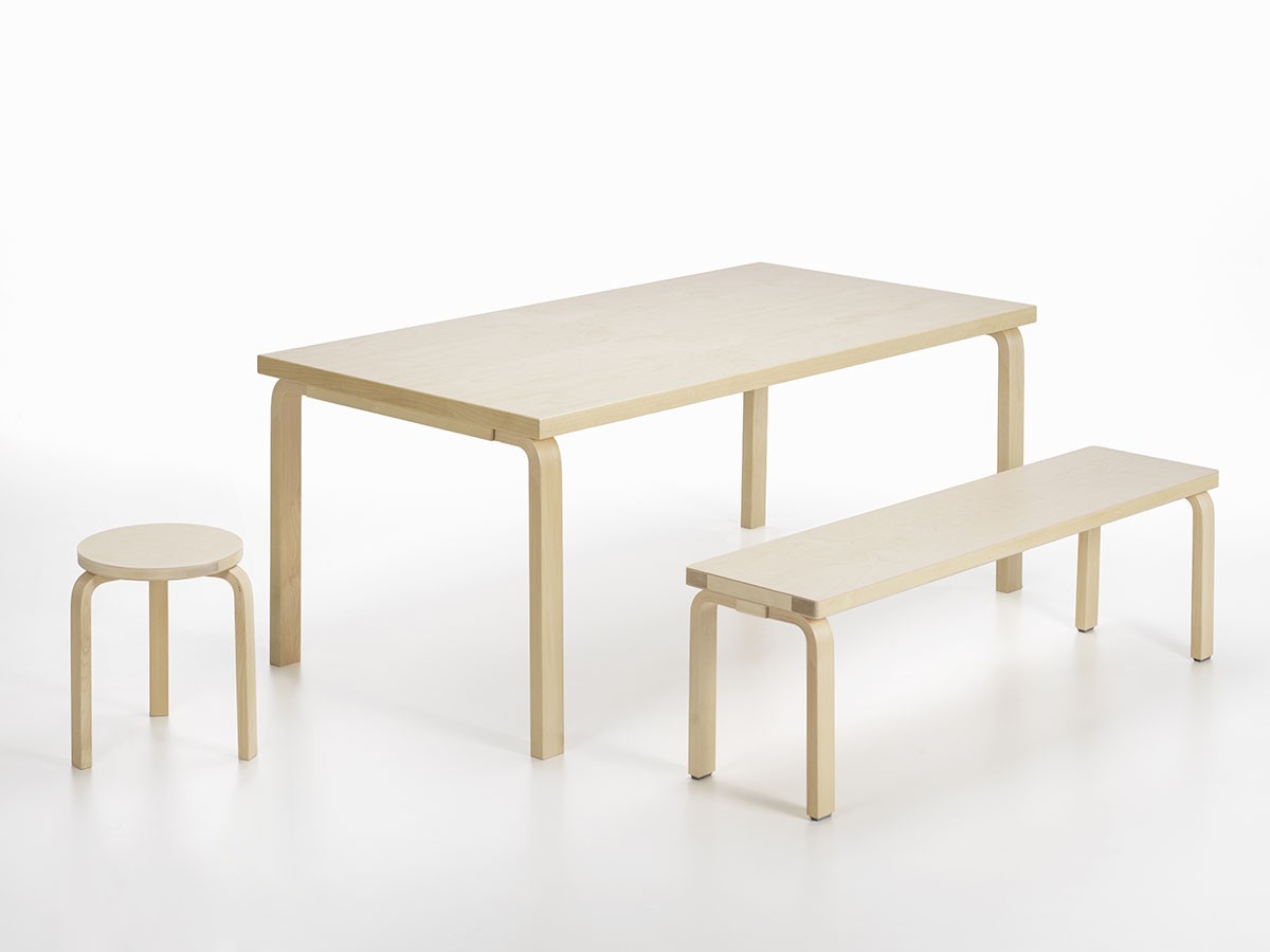 Artek BENCH 168B / アルテック ベンチ 168B ソリッド トップ （チェア・椅子 > ベンチ） 11