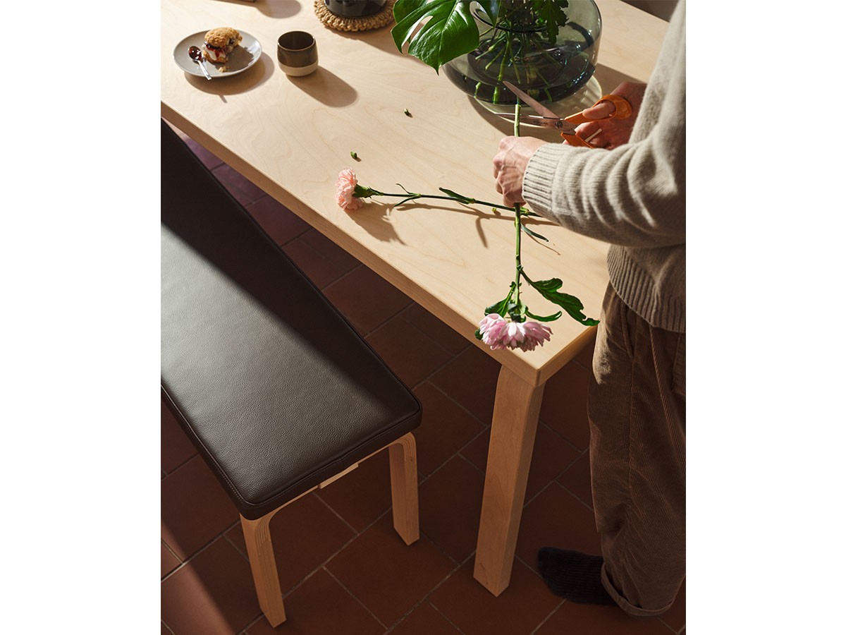 Artek BENCH 168B / アルテック ベンチ 168B ソリッド トップ （チェア・椅子 > ベンチ） 7