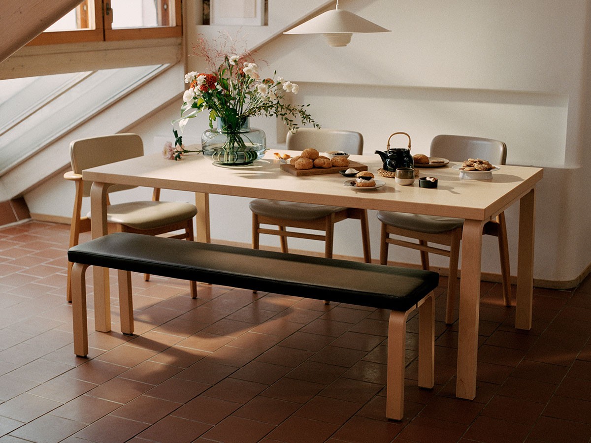 Artek BENCH 168B / アルテック ベンチ 168B ソリッド トップ （チェア・椅子 > ベンチ） 6