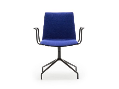 Andreu World Flex Corporate Armchair Upholstered Shell Pad