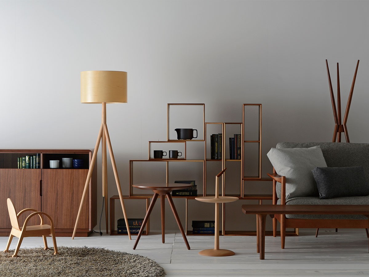 日進木工 ac-cent FLOOR LAMP / にっしんもっこう アクセント フロアランプ ブナ × ハードメープル （ライト・照明 > フロアライト・フロアスタンド） 7