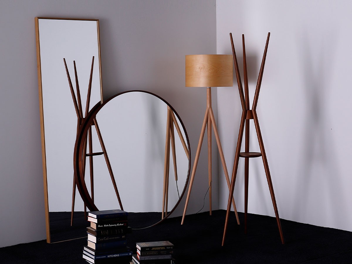 日進木工 ac-cent FLOOR LAMP / にっしんもっこう アクセント フロアランプ ブナ × ハードメープル （ライト・照明 > フロアライト・フロアスタンド） 8