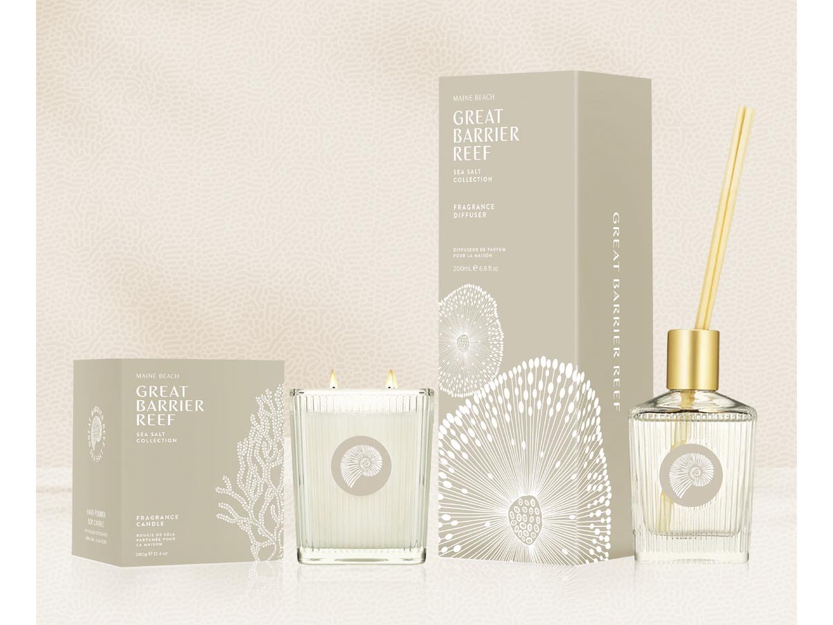 Maine Beach Great Barrier Reef Fragrance Candle / マインビーチ グレートバリアリーフ フレグランスキャンドル （インテリア雑貨 > キャンドル・ホルダー） 3