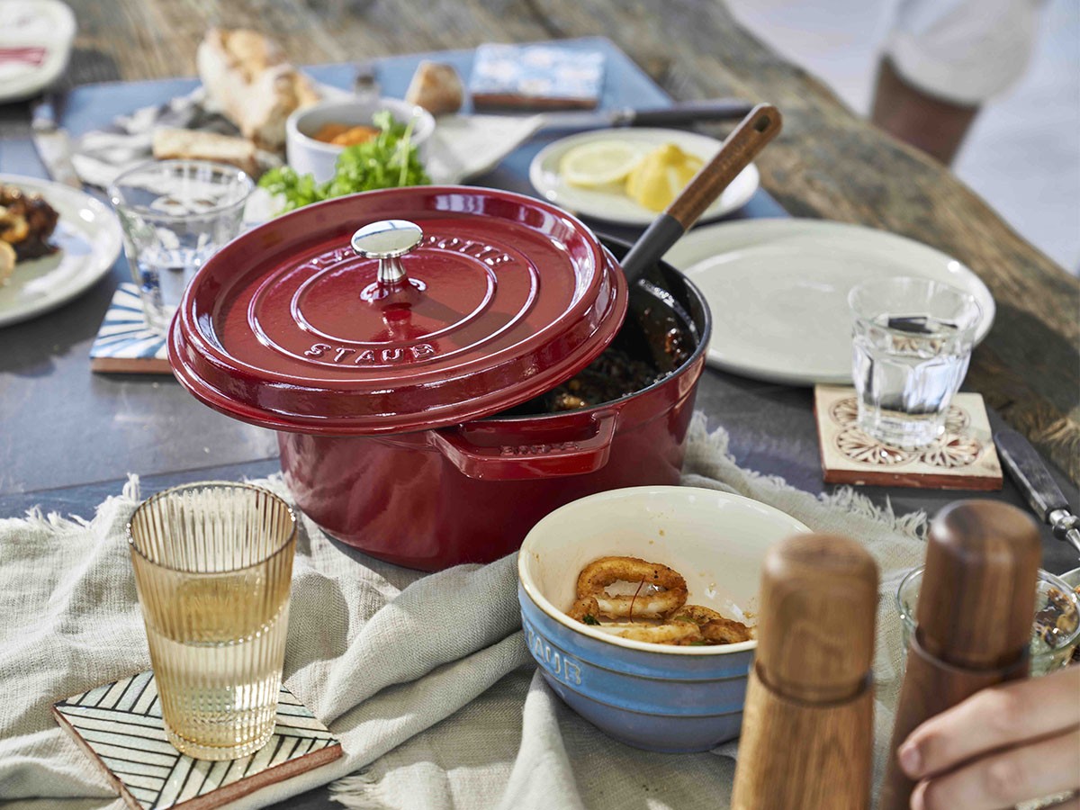 STAUB Pico Cocotte Round / ストウブ ピコ・ココット ラウンド 18cm（ボルドー） （キッチン家電・キッチン用品 > 鍋・フライパン） 5