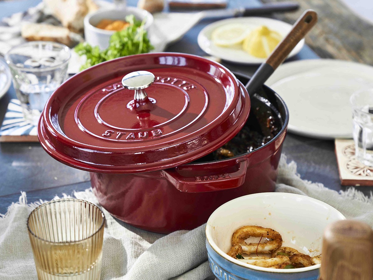 STAUB Pico Cocotte Round / ストウブ ピコ・ココット ラウンド 22cm（ボルドー）