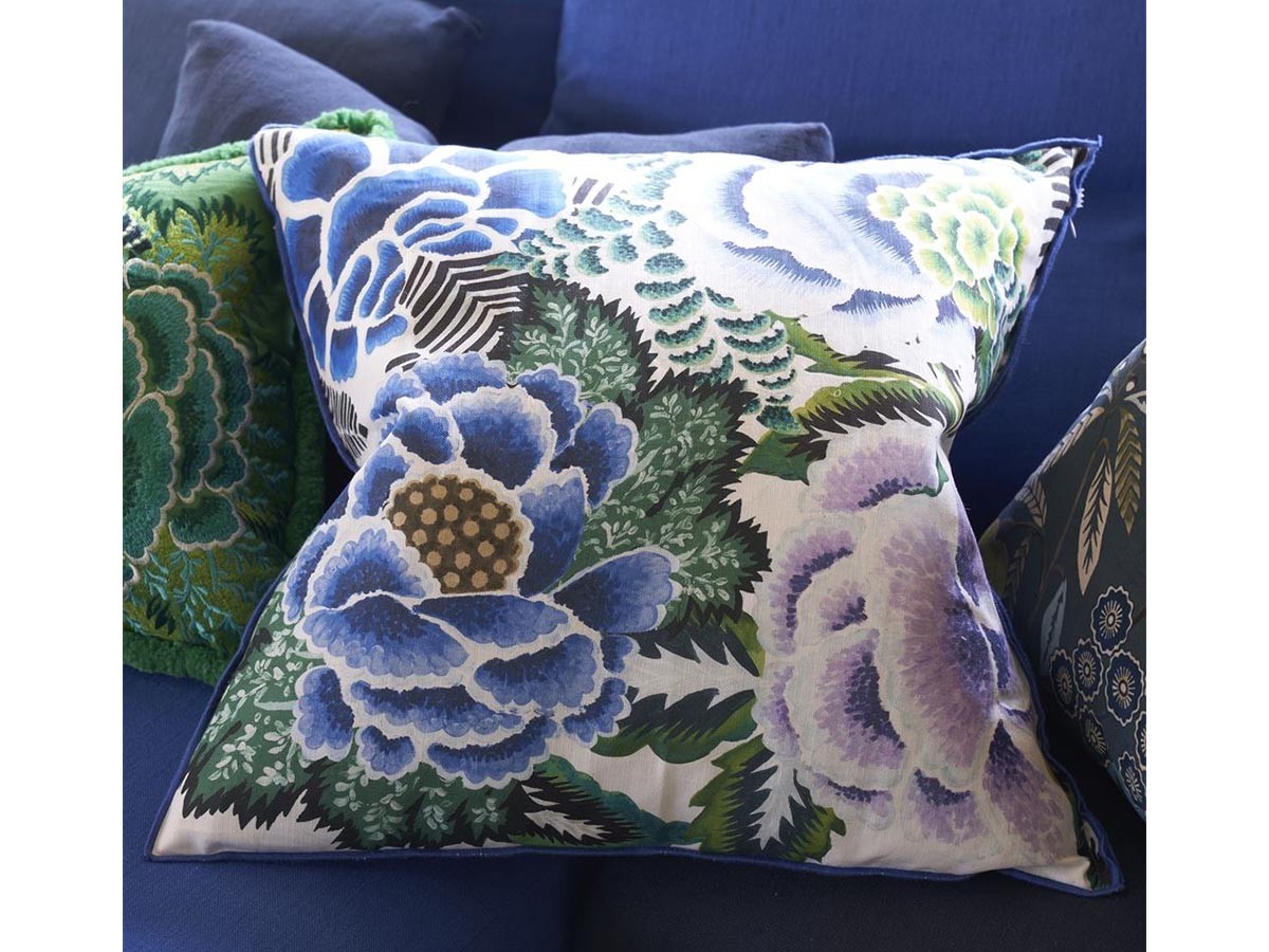 DESIGNERS GUILD Rose de Damas Cushion / デザイナーズギルド ローズ ド ダマス クッション 55 × 55cm （クッション > クッション・クッションカバー） 3