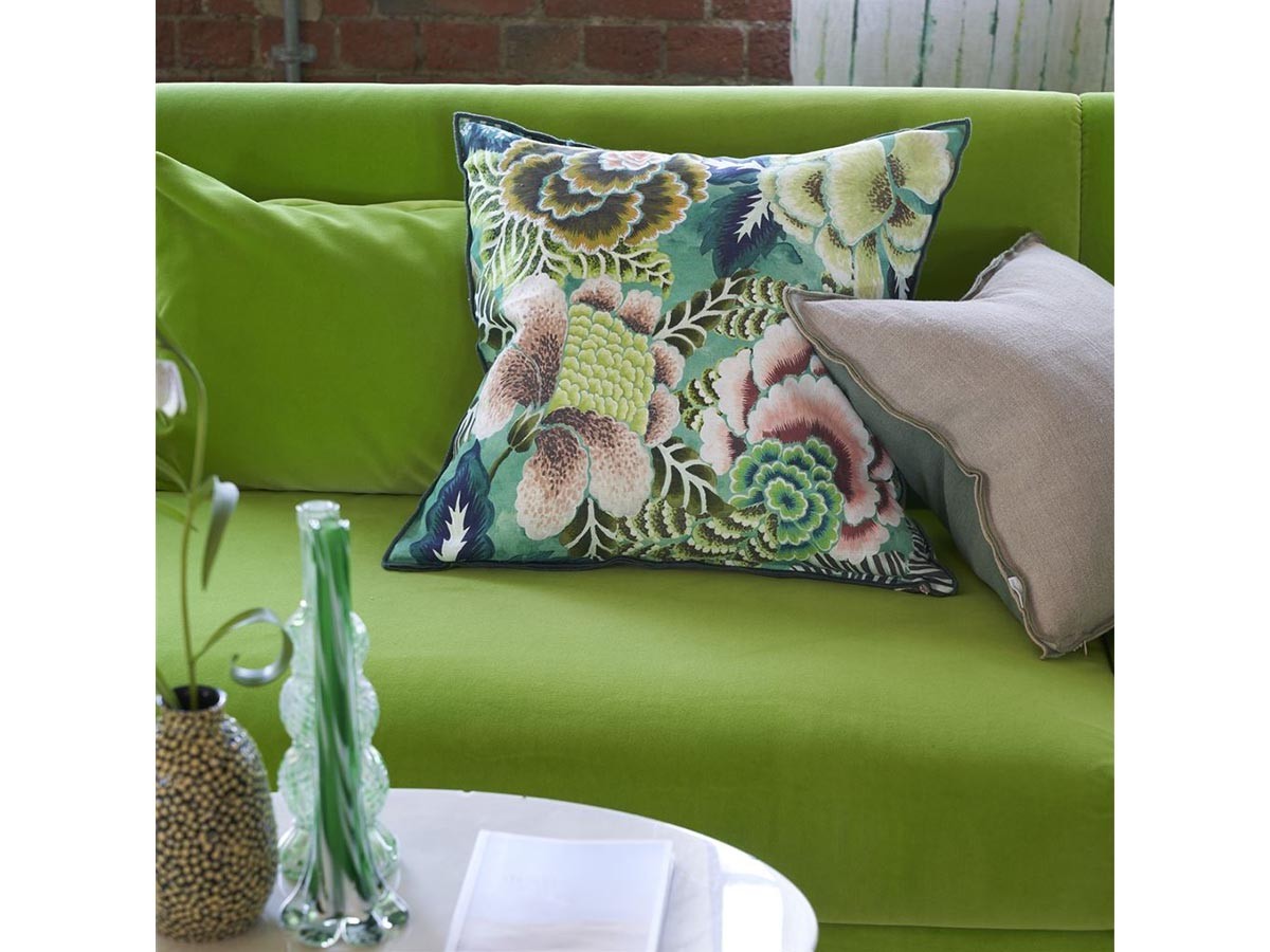 DESIGNERS GUILD Rose de Damas Cushion / デザイナーズギルド ローズ ド ダマス クッション 55 × 55cm （クッション > クッション・クッションカバー） 6