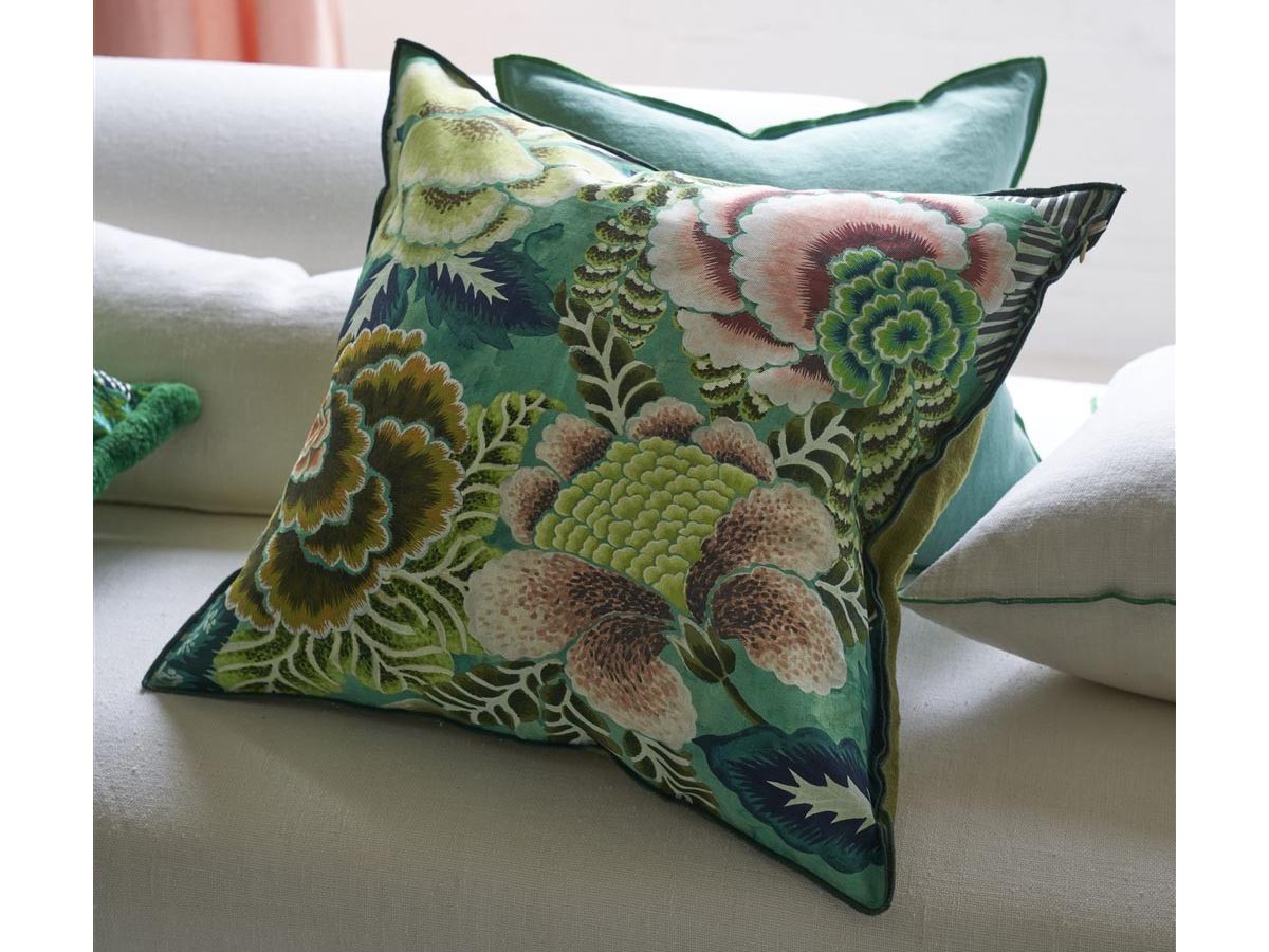 DESIGNERS GUILD Rose de Damas Cushion / デザイナーズギルド ローズ ド ダマス クッション 55 × 55cm （クッション > クッション・クッションカバー） 8