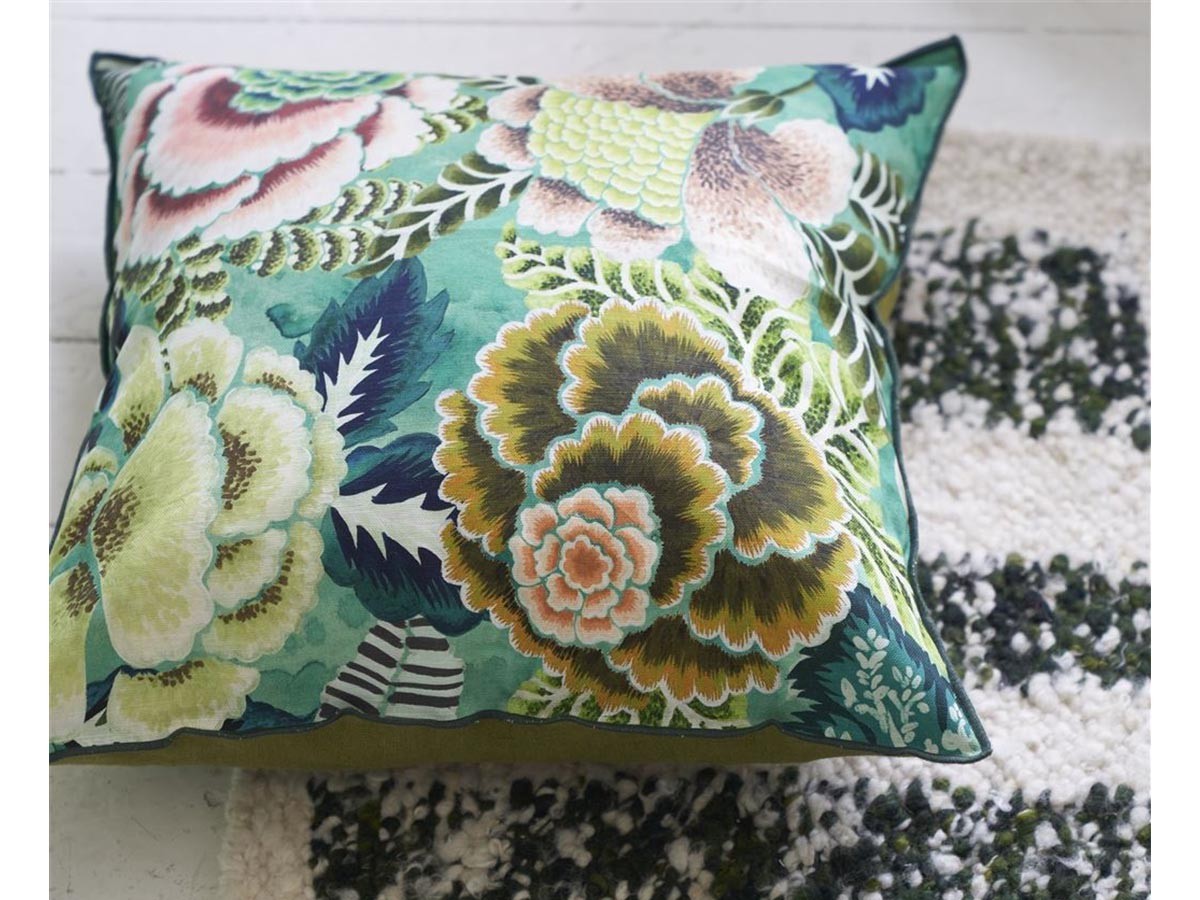 DESIGNERS GUILD Rose de Damas Cushion / デザイナーズギルド ローズ ド ダマス クッション 55 × 55cm （クッション > クッション・クッションカバー） 9