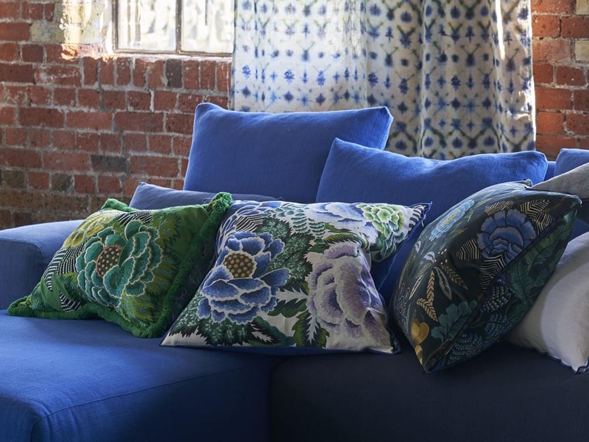 DESIGNERS GUILD Rose de Damas Cushion / デザイナーズギルド ローズ ド ダマス クッション 55 × 55cm （クッション > クッション・クッションカバー） 2