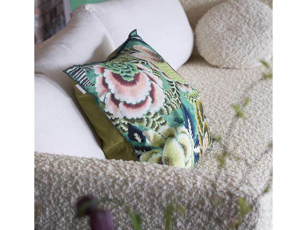 DESIGNERS GUILD Rose de Damas Cushion / デザイナーズギルド ローズ ド ダマス クッション 55 × 55cm （クッション > クッション・クッションカバー） 7