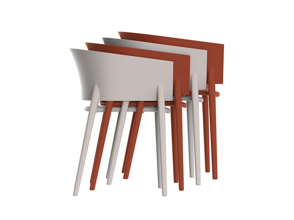 VONDOM AFRICA DINING ARMCHAIR / ヴォンドーム アフリカ ダイニングアームチェア 65005 （チェア・椅子 > ダイニングチェア） 2