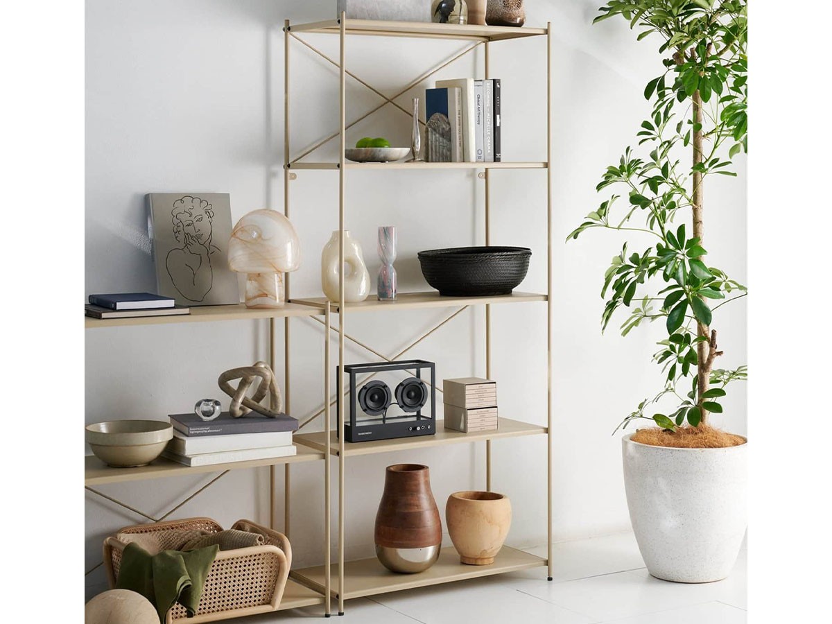 JOURNAL STANDARD FURNITURE HOLTE X SHELF / ジャーナルスタンダードファニチャー ホルテ エックス シェルフ L （収納家具 > ラック・シェルフ） 6
