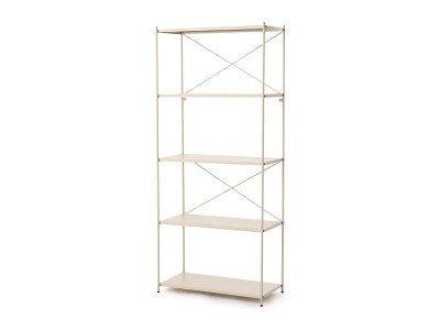 ジャーナルスタンダードファニチャー　ホワイト木製キャビネット オープンシェルフ付 journal standard Furniture/ジャーナルスタンダードファニチャー