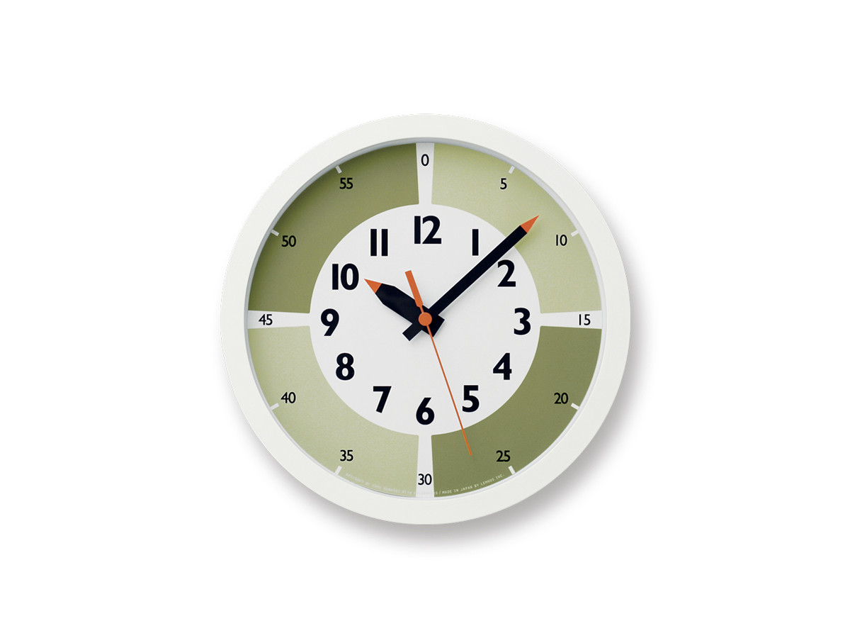 Lemnos fun pun clock with color / レムノス ふんぷんくろっく ウィズ カラー